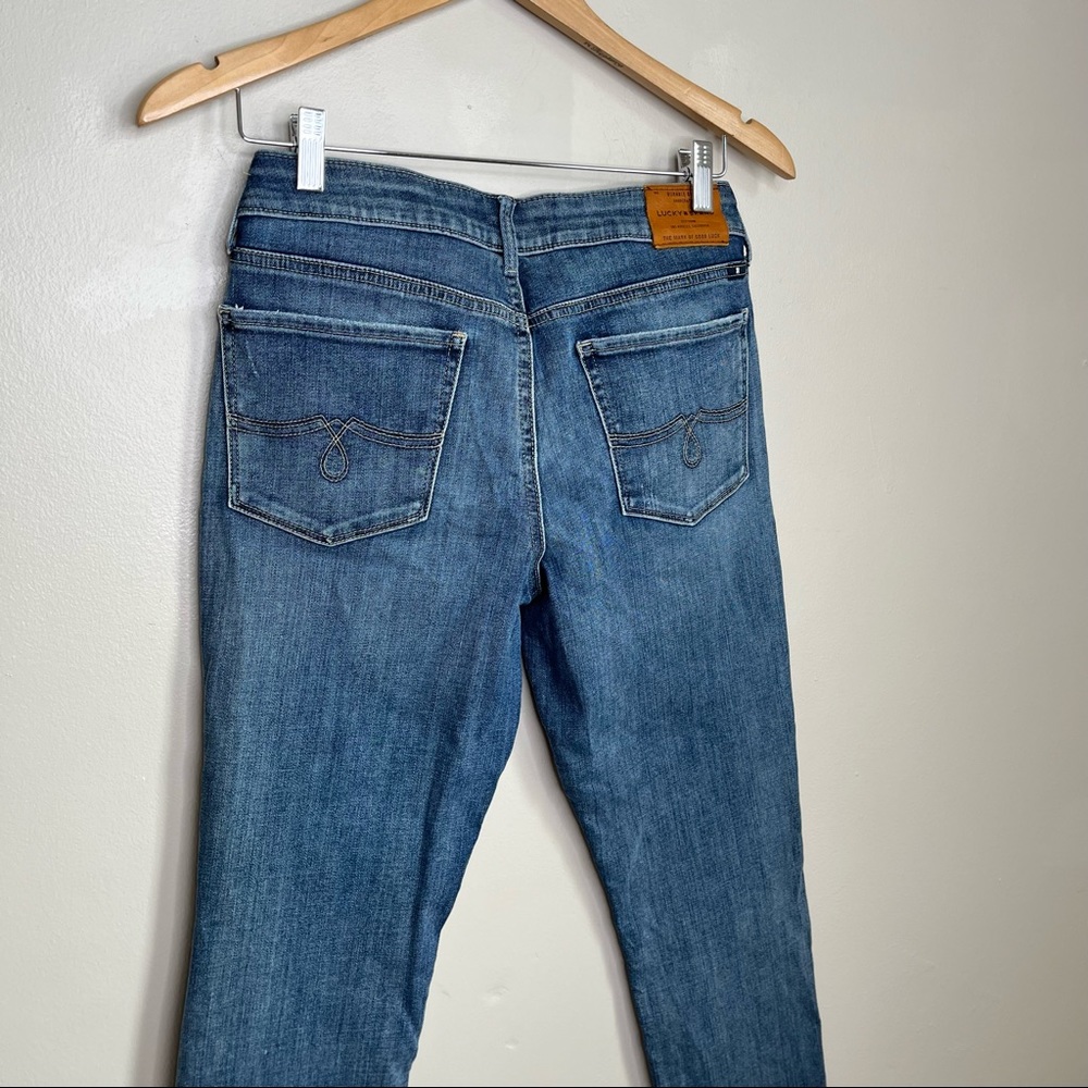 Lucky Brand Lolita Crop Light Denim Wash Skinny Jeans Size 6/28 - Picture 7 of 9